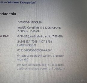 Dell E6330 / i5-3320M / 8GB RAM / 120GB SSD / podsv. kláv. - 8