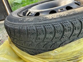 Plechové disky R15 s pneu na dojazd 185/60 R15 - 8