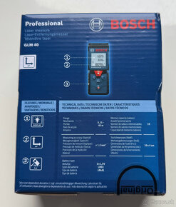 NOVÝ laserový diaľkomer Bosch GLM 40 Professional - 8