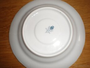 Mokka set, šálky a podšálky, porcelán Hollóháza - 8