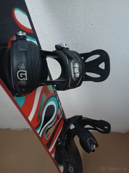 158 cm snowboard BURTON CUSTOM s viazanim Burton M - 8