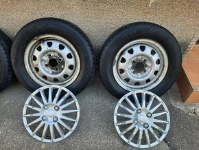 Plechové disky s letnými pneumatikami r13, 4x100 - 8