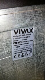VIVAX Mini Oven MO-4003 B Mini rúra s dvojplatničkou - 8