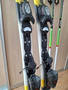 Detské lyže Rossignol 120 cm , lyžiarky Nordica GPx , palice - 8