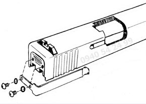 Montážna sada pre GLOCK - spona clip draw - 8