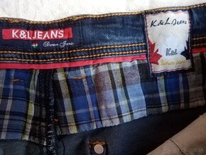 DŽÍNSY-NOVÉ-ZNAČKOVÉ: K&L JEANS DENIM-MADE IN KANADA-ZĽAVA - 8