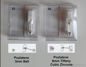 Pozlatene nausnice - Studex. - 8