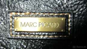 Čierna kožená kabelka Marc Picard - 8