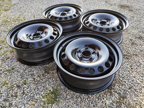 5x100 r15 plechové disky Škoda, Volkswagen 5,5Jx15ET40 - 8