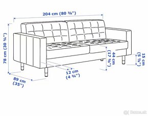 IKEA sedacia súprava LANDSKRONA - 8