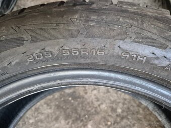 205/55 r16 zimné 4 ks GOODYEAR dezén 9,1 - 8,3 mm DOT2021 - 8