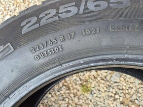 225/65 r17 zimné 4 ks CONTINENTAL dezén 8,2-7,7 - 8