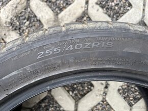 2 ks Letne pneu 255/40 r18 hankook ventus s1 evo - 8