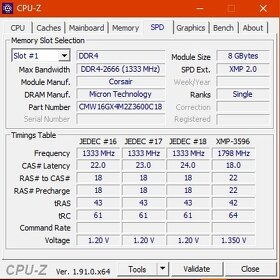 PREDANÉ // Predám 16GB RAM Corsair Vengeance RGB Pro - 8