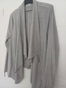 Dámsky sivý cardigan/sako - 8