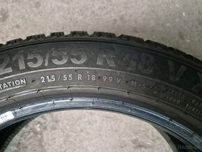 215/55 r18 zimné 4 ks SEMPERIT dezén 8,9-7,6 mm DOT2023 - 8