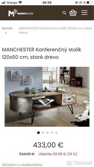 konferencny stolik manchester 120x60 - 8