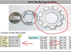 BBS RS2 RS703 R17X8 5x120 - 8