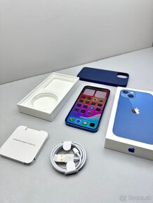 iPhone 13 128GB BLUE TOP ORIGINÁL STAV PRÍSLUŠENSTVO - 8