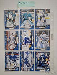 Hokejové karty - brankári COMPENDIUM BLUE - 8