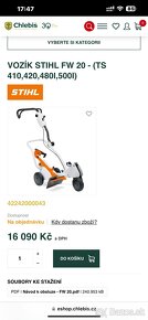 Stihl ts 800 rozbrušovací pila se stihl vozíkem - 8