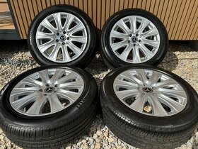 Mercedes Originál Kolesá R18 ET41 5X112 245/50 letné pneu - 8