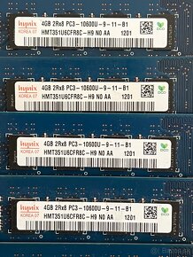 Predám rôzne pamäťové moduly 4GB DDR3 - 8