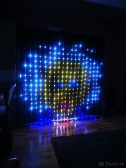 Led animačné plachta ovládanie cez app + stojany - 8