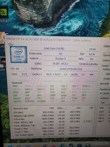 Predám Počítač v 100% stave / i7 6700 + 16GB + GTX1070 - 8