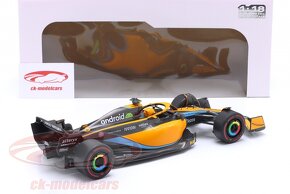 2X MCLAREN MCL36 2022 NORRIS A RICCIARDO SOLIDO 1:18 - 8