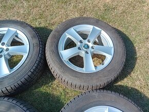 16" ALU 5x112 š SUPERB / VW + zimné pneu 215/60 16 Conti - 8