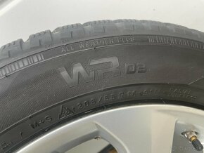 5x114,3 r16 originál Alu disky Toyota + zimné pneu 205/55/16 - 8