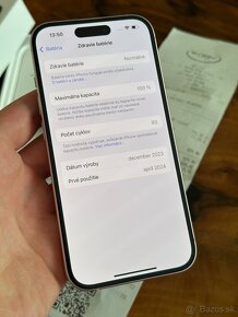 iPhone 15 128gb Pink 100% batéria záruka Nay - 8