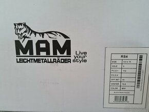 R18 5x112 MAM AUDI RS4 / VW / Skoda / Seat / Mercedes - 8