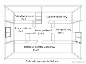 Rodinný dom poschodový - dvojgeneračný obec Hronské Kľačany - 8