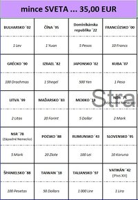 Mince sveta - mix - 8