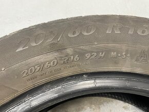 Predám zimné pneu Matador Sibir Snow MP92 205/60 R16 6,8mm - 8