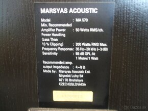 High-End 3-pasmove REPRO 2 x 200 W MARSYAS ACOUSTIC Slovakia - 8