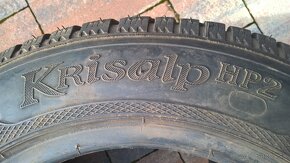 2 ks ZIMNÉ 185/60 R14 82T  KLEBER cca 7-7,5 mm LEN 15,-€/kus - 8