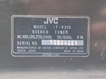 ☆ JAPAN STEREO TUNER / JVC JT-V310 - 8