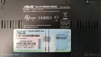 Netbook ASUS Eee PC1005HAG 10" - 8