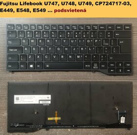 Klavesnice Fujitsu E753 E754 // E733 E734 E743// U747 U748 - 8