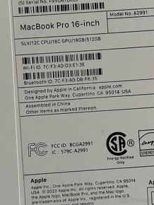 MacBook Pro 16" 2023 M3 Pro 18GB RAM 512GB SSD (MDM bypass) - 8