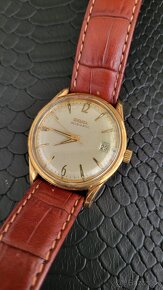 Predám vintage zlaté  14k  Doxa automatic - 8