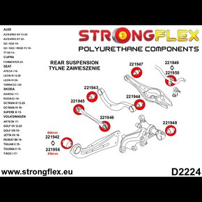 Strongflex - sada ramien zadnej napravy VAG - 8