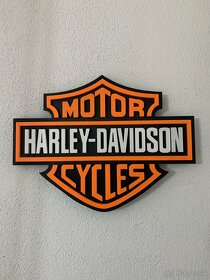 Harley Davidson Logo na stenu - 8