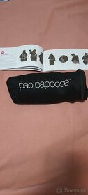 2 ks - Detský nosič PAO PAPOOSE a šatku WUTI WRAP - 8