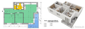 3-izbové byty- novostavba projekt HUMENSKÁ - 8