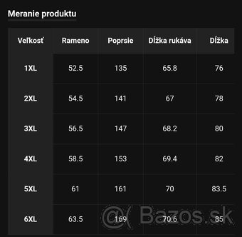 Pánska vetrovka nadrozmerná - 8