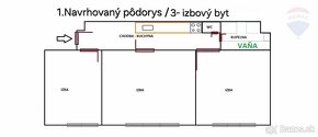 PREDAJ: Veľký 2 - izbový byt, Námestie Biely Kríž, Nové Mest - 8